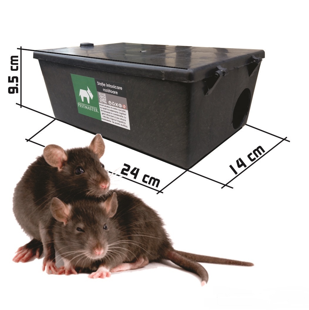 Statie de intoxicare rozatoare soareci, sobolani Pestmaster LMC 